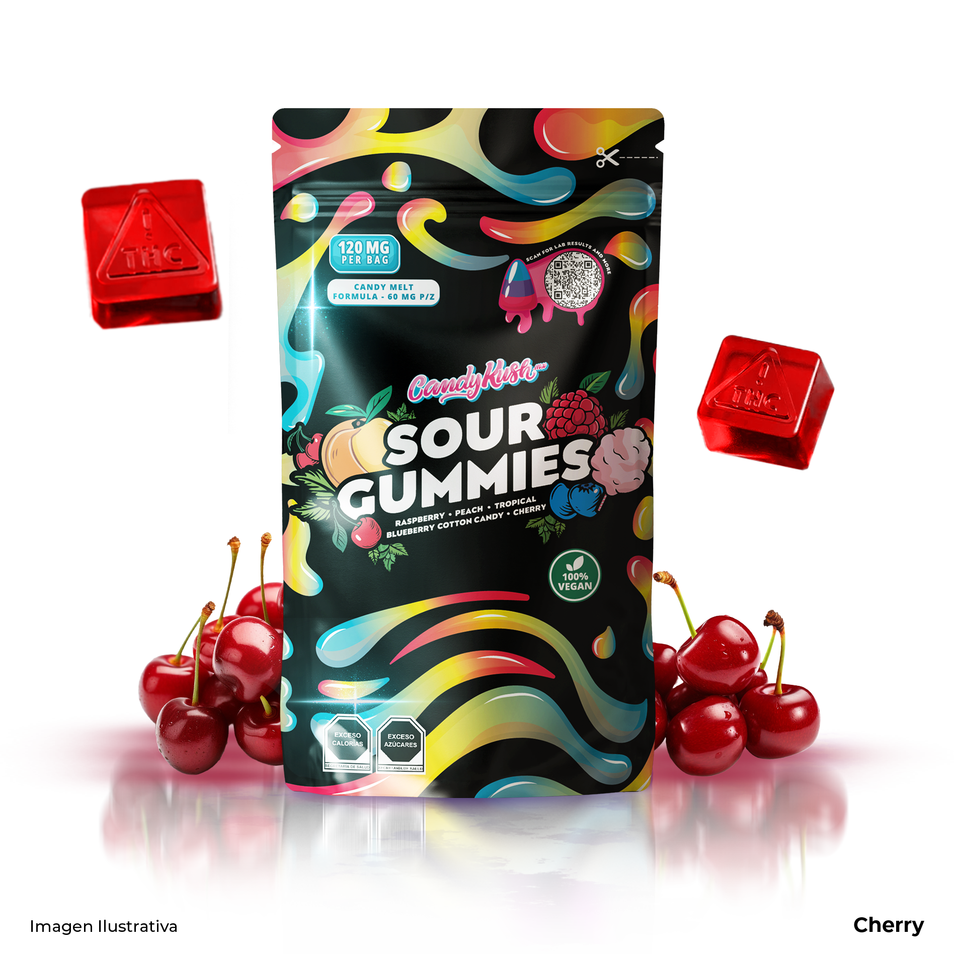 CandyKush - Sour Extreme Gummies